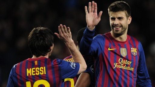 Lionel Messi i Gerard Pique