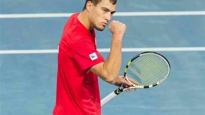 Puchar Davisa: Polska - Słowenia/ Jerzy Janowicz