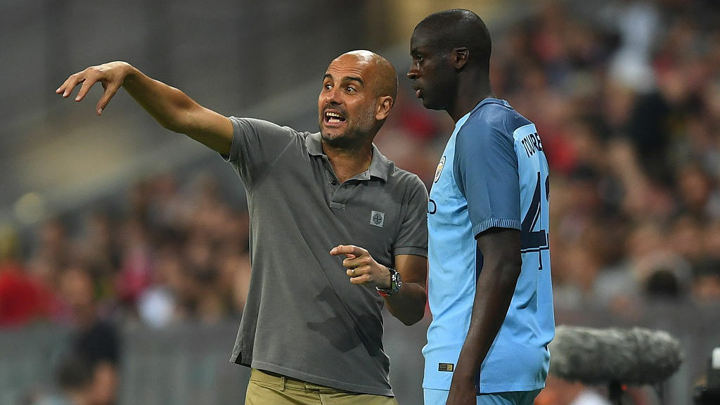 Pap Guardiola i Yaya Toure