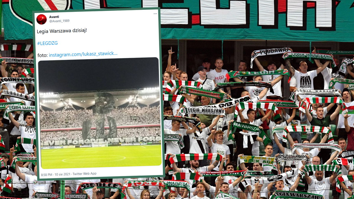 Legia - Dinamo. Wyjątkowa oprawa na stadionie przed meczem