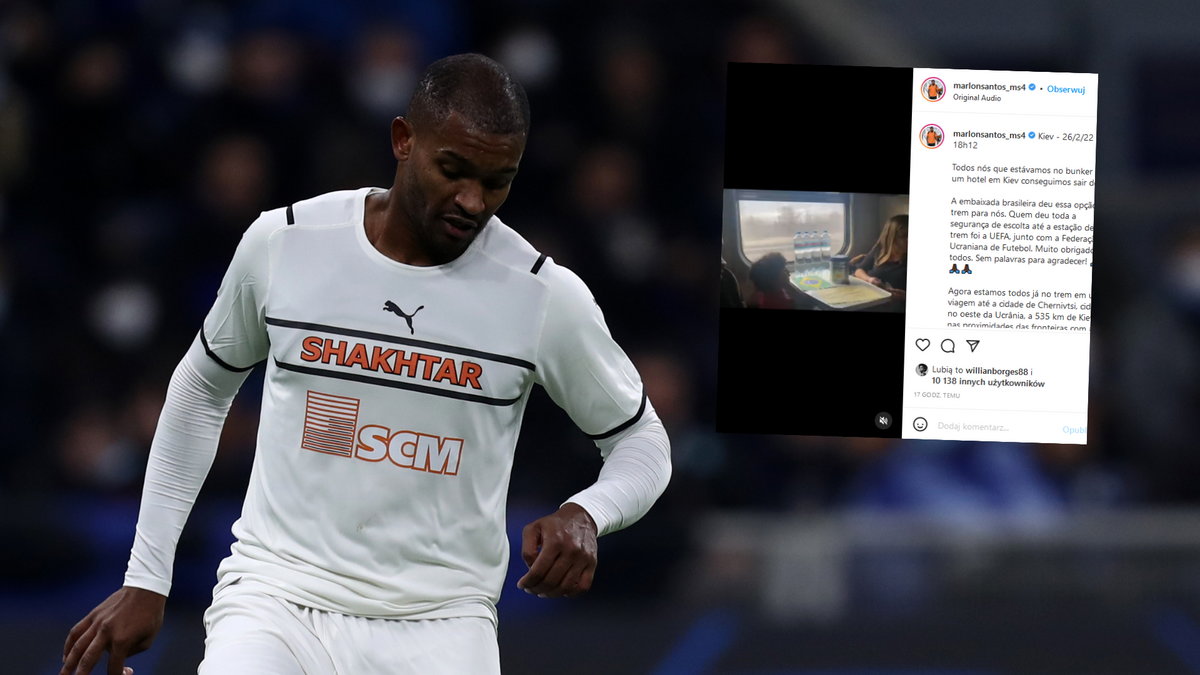 Marlon Santos opublikował nagranie z wyjazdu ze stolicy Ukrainy