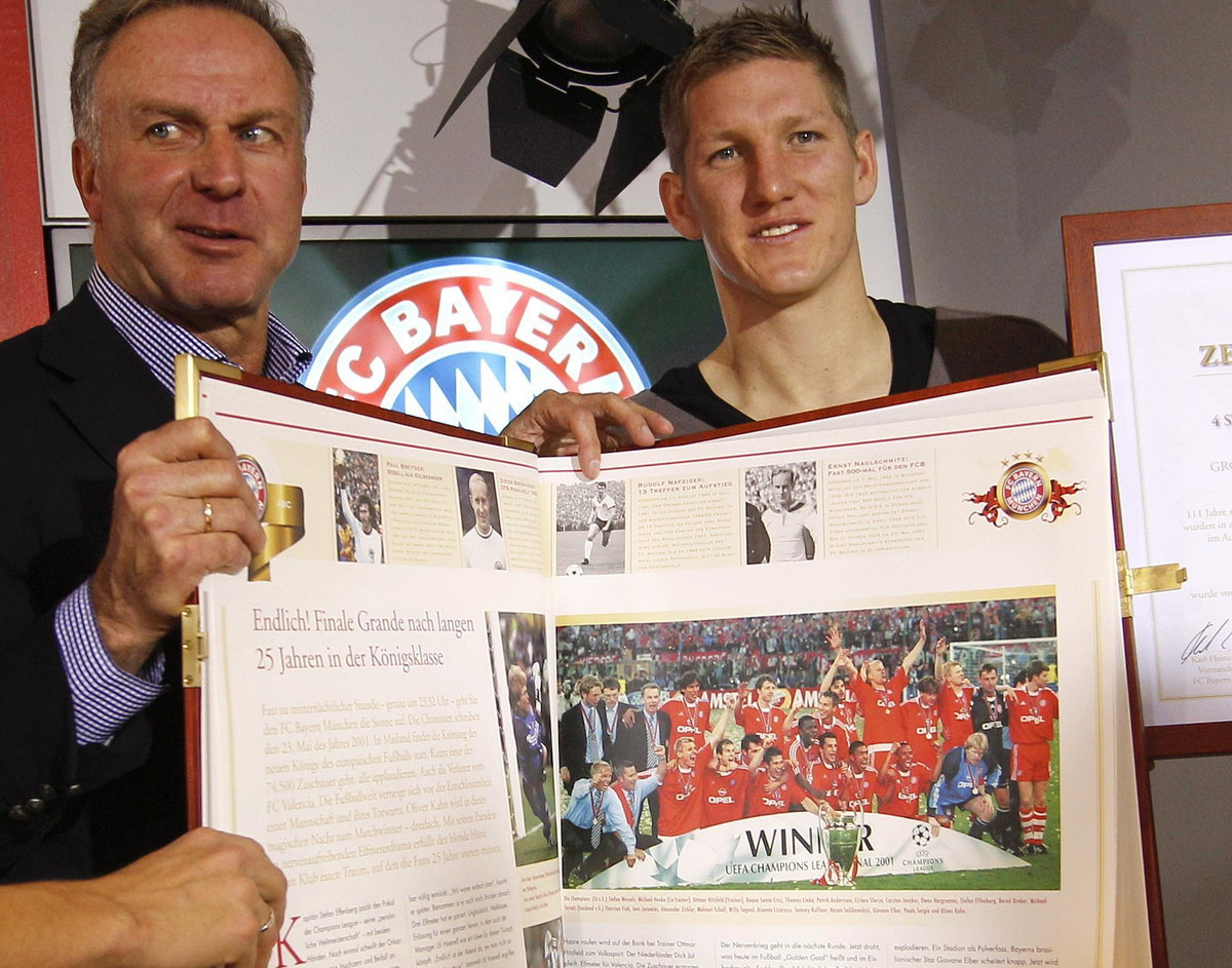 Karl-Heinz Rummenigge i Bastian Schweinsteiger