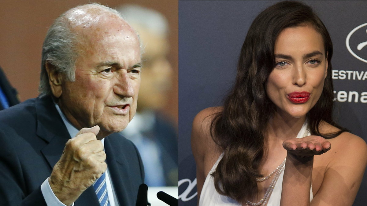 Sepp Blatter i Irina Szejk