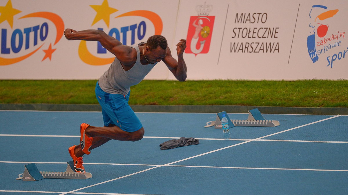 Usain Bolt w Warszawie