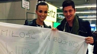 Paulina Krupińska i Robert Lewandowski