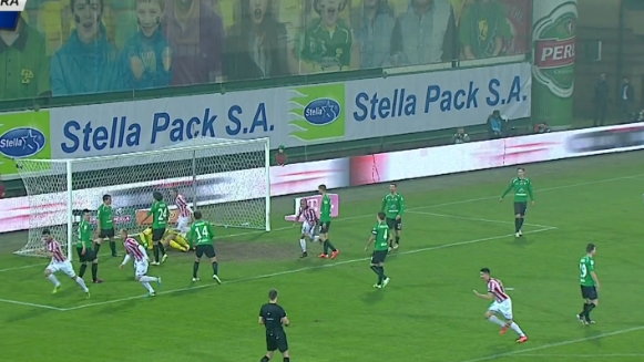 Gol Covilo z meczu Górnik Łęczna – Cracovia (2:1)