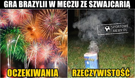 Memy po meczu Brazylia - Szwajcaria