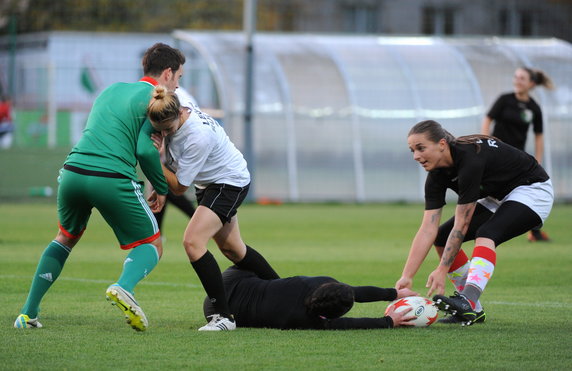 LEGIA WARSZAWA PIŁKARZE RUGBYSTKI TRENING