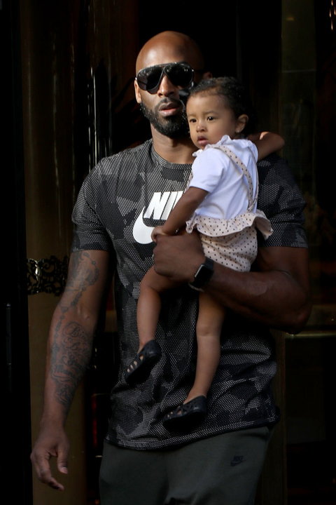 Kobe Bryant z córką Bianką