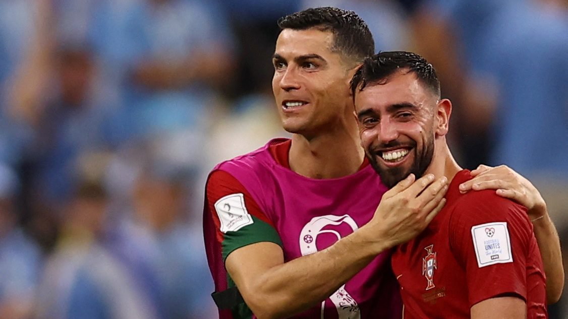 Cristiano Ronaldo i Bruno Fernandes