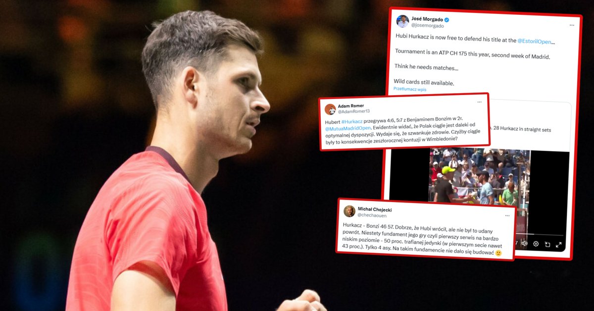 Hubert Hurkacz wyrzucony z Madrytu... więc teraz może obronić tytuł!