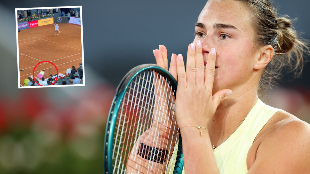 Iga Świątek po wygranej padła na kort. A Aryna Sabalenka? Tego nie pokazały kamery [WIDEO]