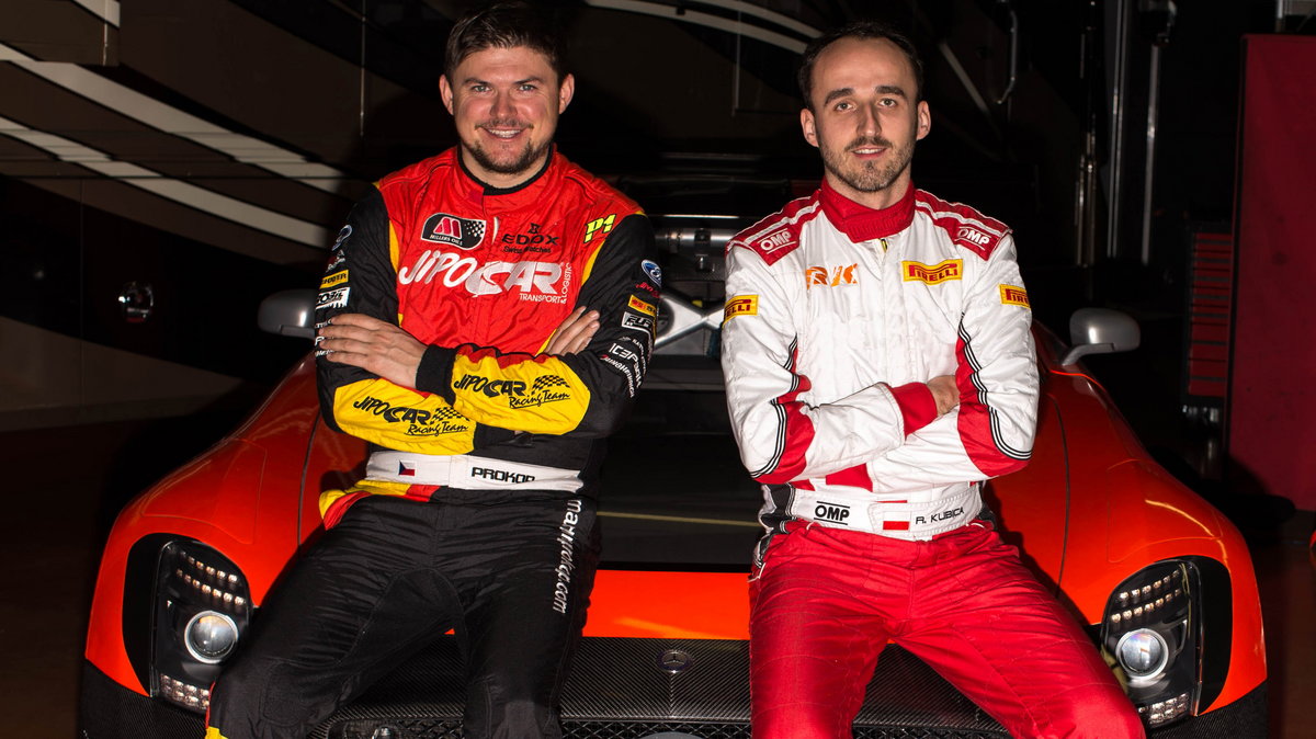 Robert Kubica (P) i Martin Prokop