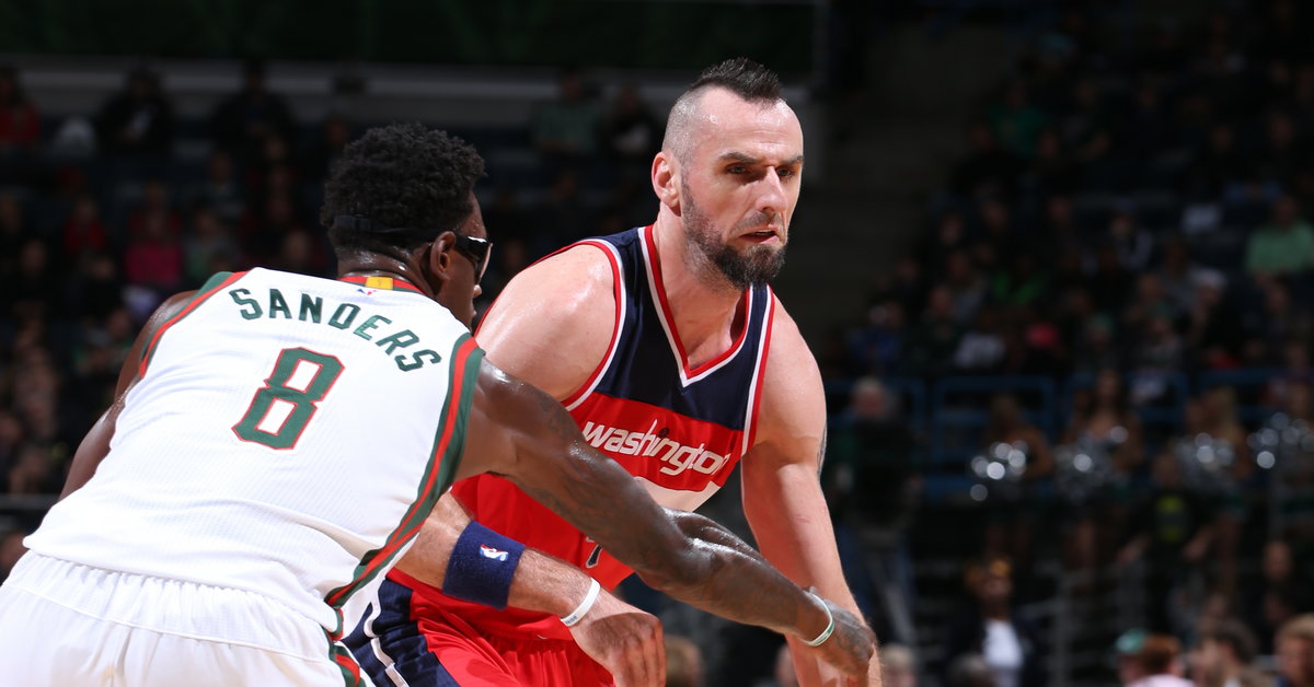 NBA doubledouble Marcina Gortata w zwycięstwie Wizards nad Bucks