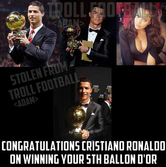 Cristiano Ronaldo otrzymał Złotą Piłkę - memy po gali FIFA 2014B7KhPxgIAAEYWA5