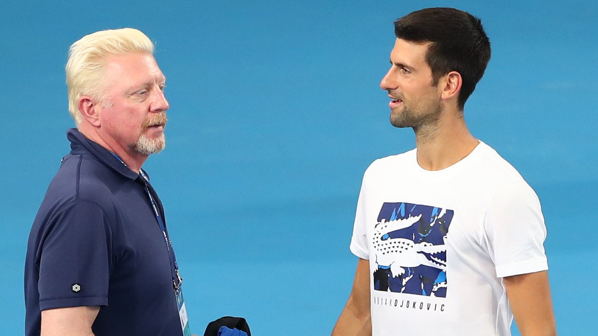 Boris Becker i Novak Djoković