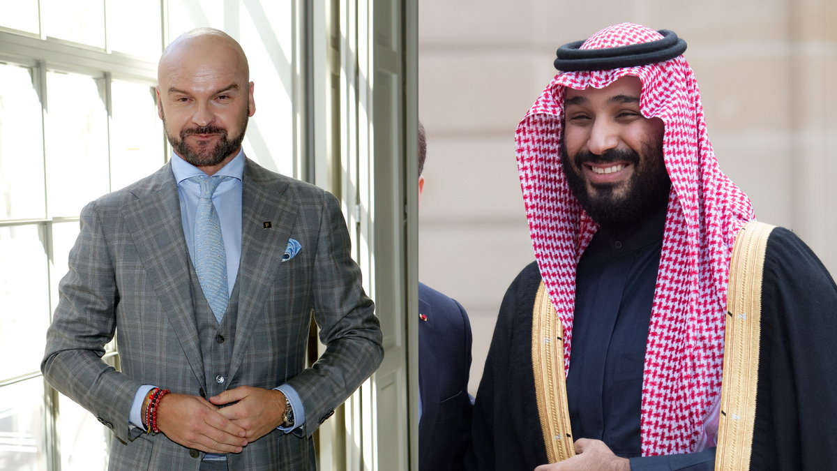 Rafał Brzoska i Muhammad ibn Salman