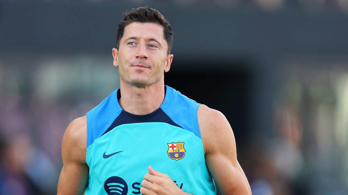 Robert Lewandowski już w barwach Barcelony