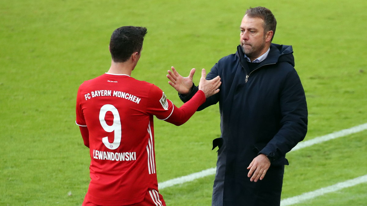 Robert Lewandowski i Hansi Flick