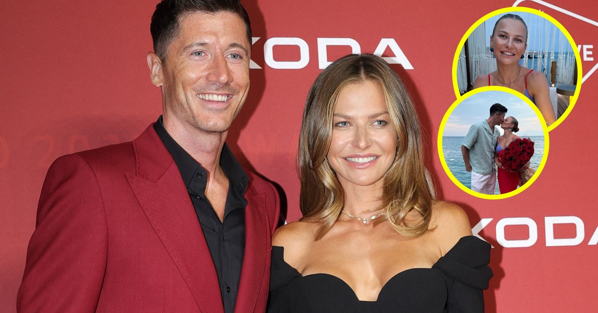 Lewandowscy świętują na romantycznej randce. Anna w seksownej stylizacji