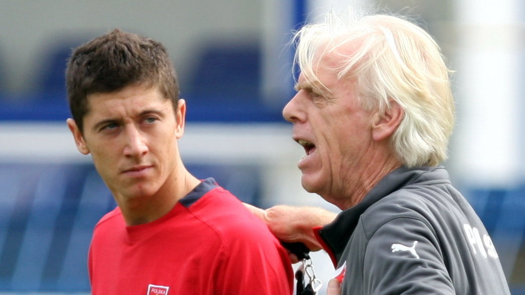 Robert Lewandowski i Leo Beenhakker