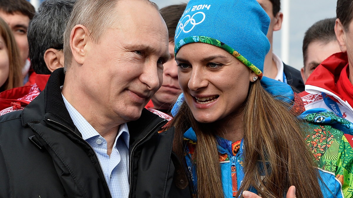 Władimir Putin i Jelena Isinbajewa