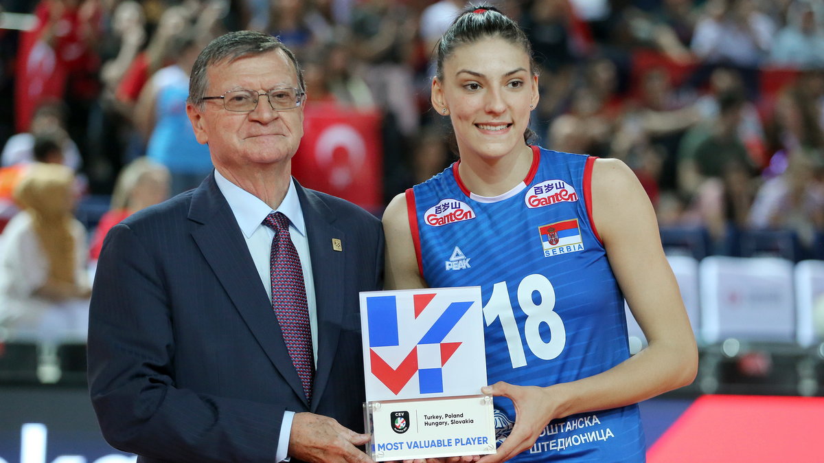 Tijana Bosković odebrała nagrodę MVP mistrzostw Europy 2019