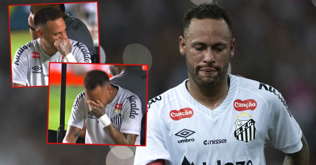 Koszmar Neymara. Od razu zalał się łzami. Spójrzcie