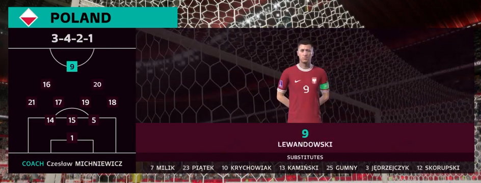 Robert Lewandowski in the squad for the match against France