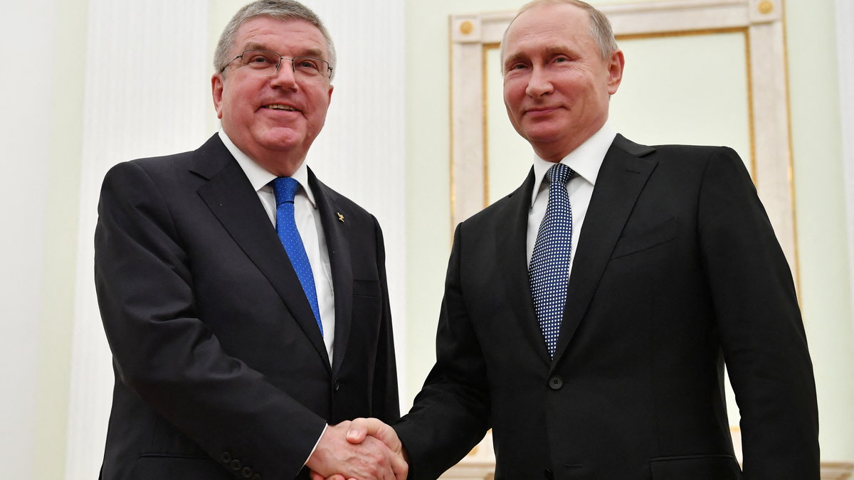 Thomas Bach i Władimir Putin