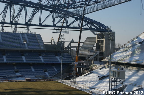 Budowa stadionu w Poznaniu na Euro 2012 (fot. Euro Poznań 2012)