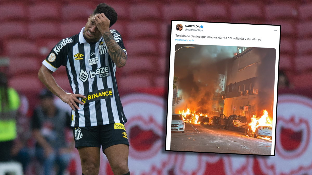 Santos FC spadł z ligi. Kibice zaczęli demolować miasto
