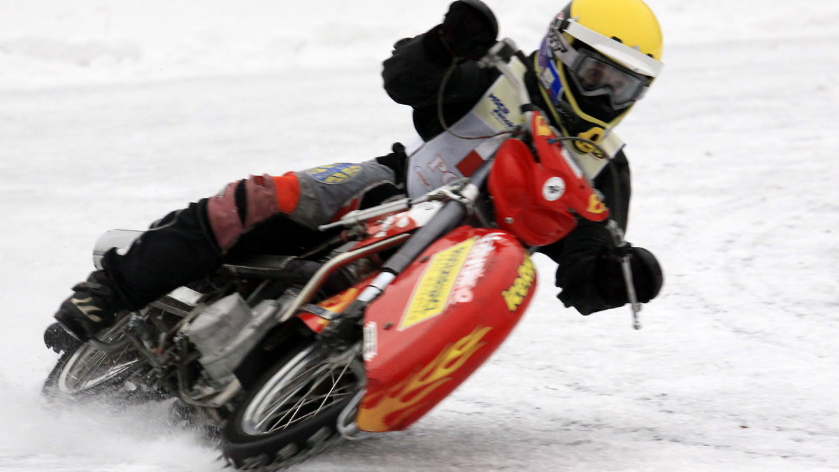 MOTOCYKLE NA LODZIE ICE RACING TRENING