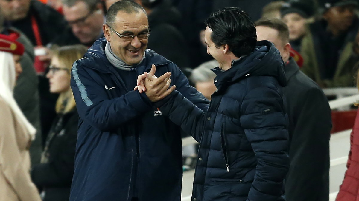 Maurizio Sarri i Unai Emery