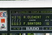 Tablica z wynikiem rekordowego meczu pomiędzy Fabricem Santoro i Arnaudem Clementem