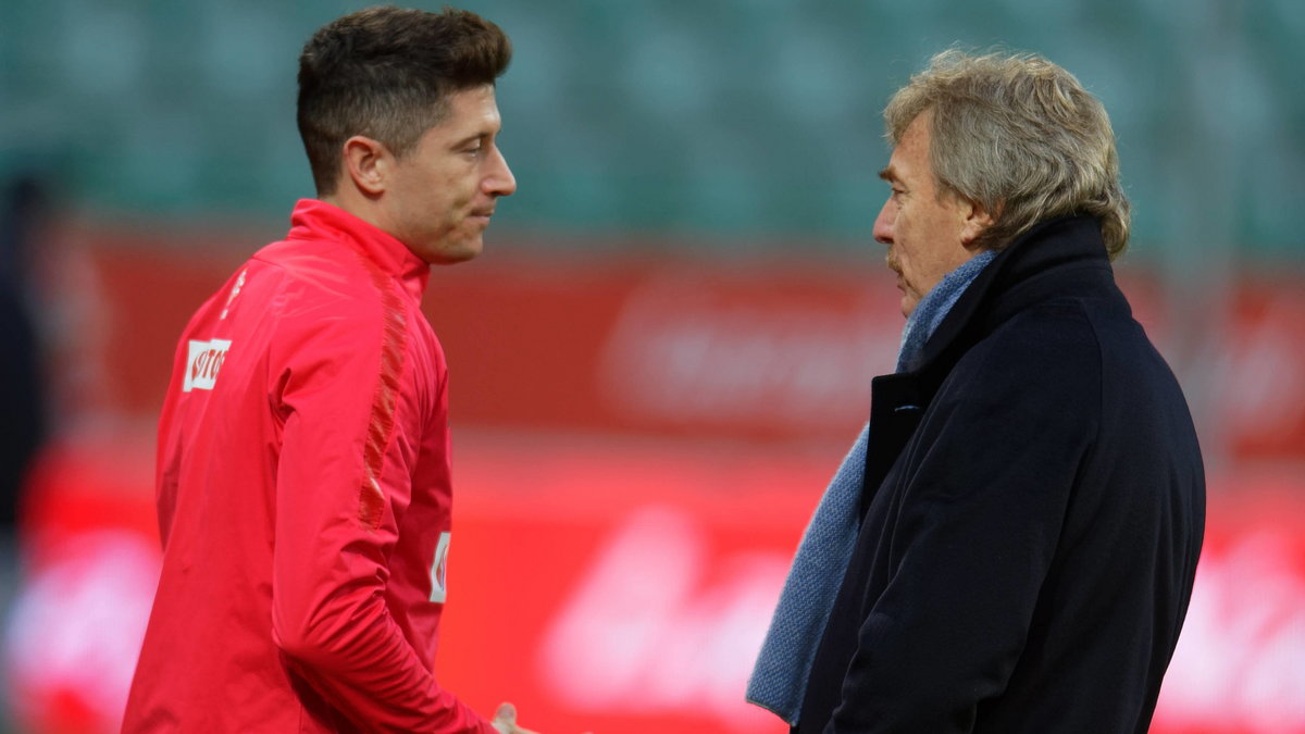 Robert Lewandowski i Zbigniew Boniek