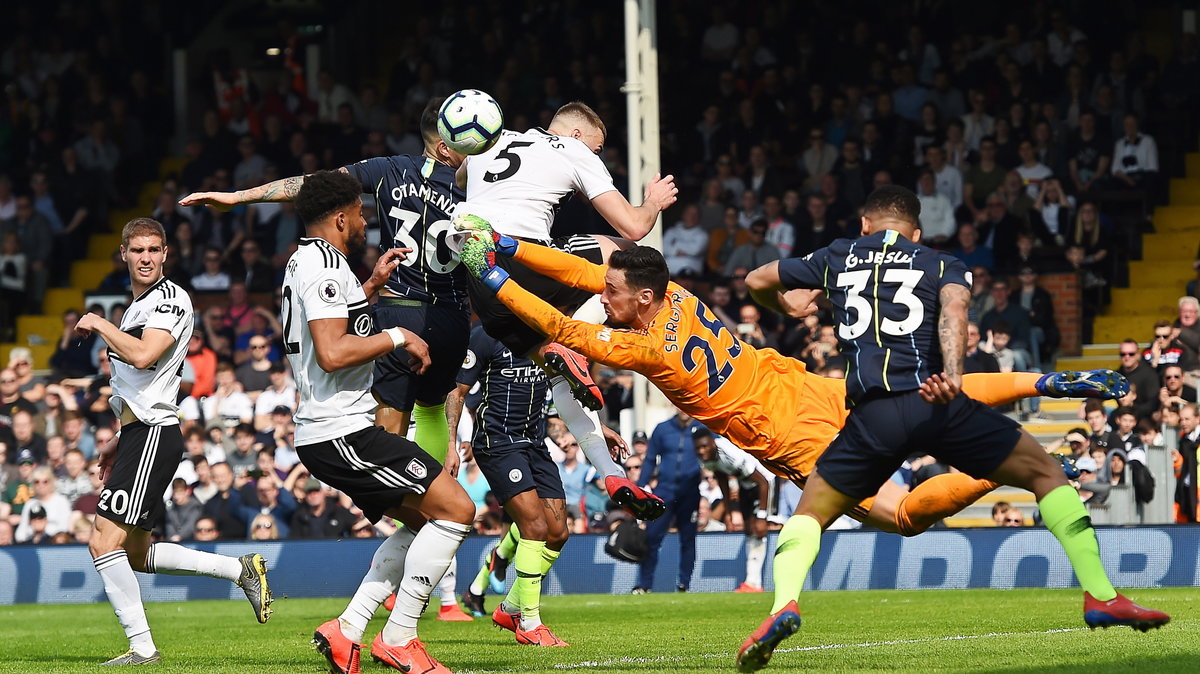 epa07473021 - BRITAIN SOCCER ENGLISH PREMIER LEAGUE (Fulham FC vs Manchester City)