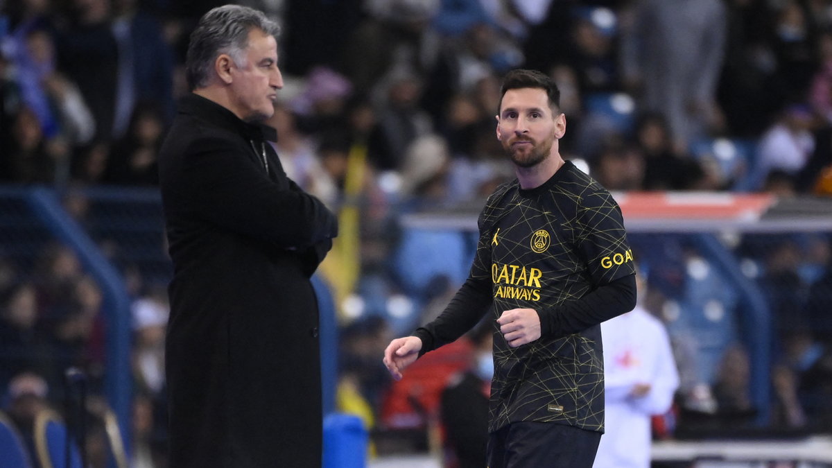 Lionel Messi i Christophe Galtier