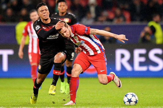 GERMANY SOCCER UEFA CHAMPIONS LEAGUE (Bayer Leverkusen vs Atletico Madrid)