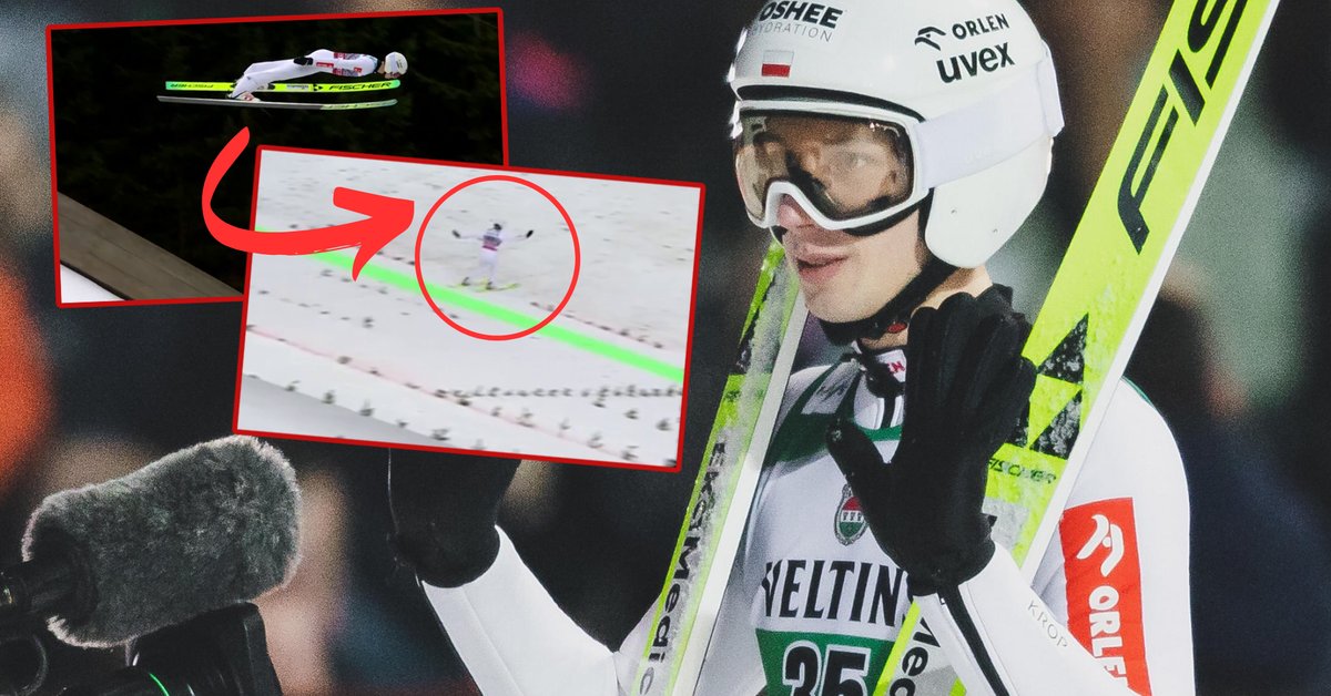 What a blast from 18-year-old Kacper Tomasiak! Career-best qualifier in Engelberg