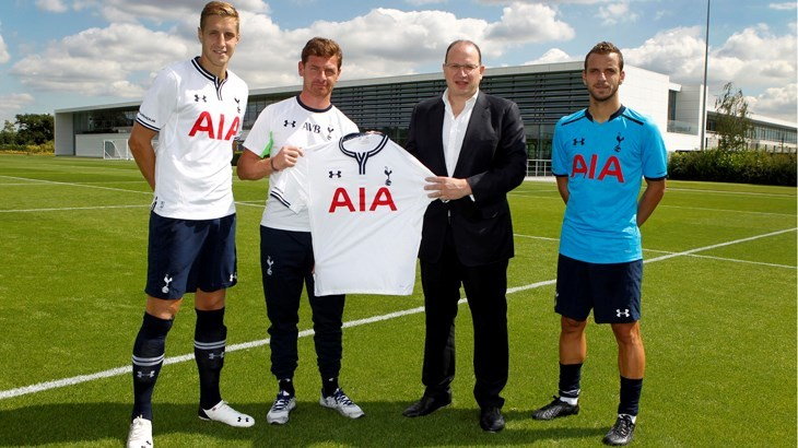 Michael Dawson, Andre Villa-Boas, Mark Tucker i Roberto Soldado