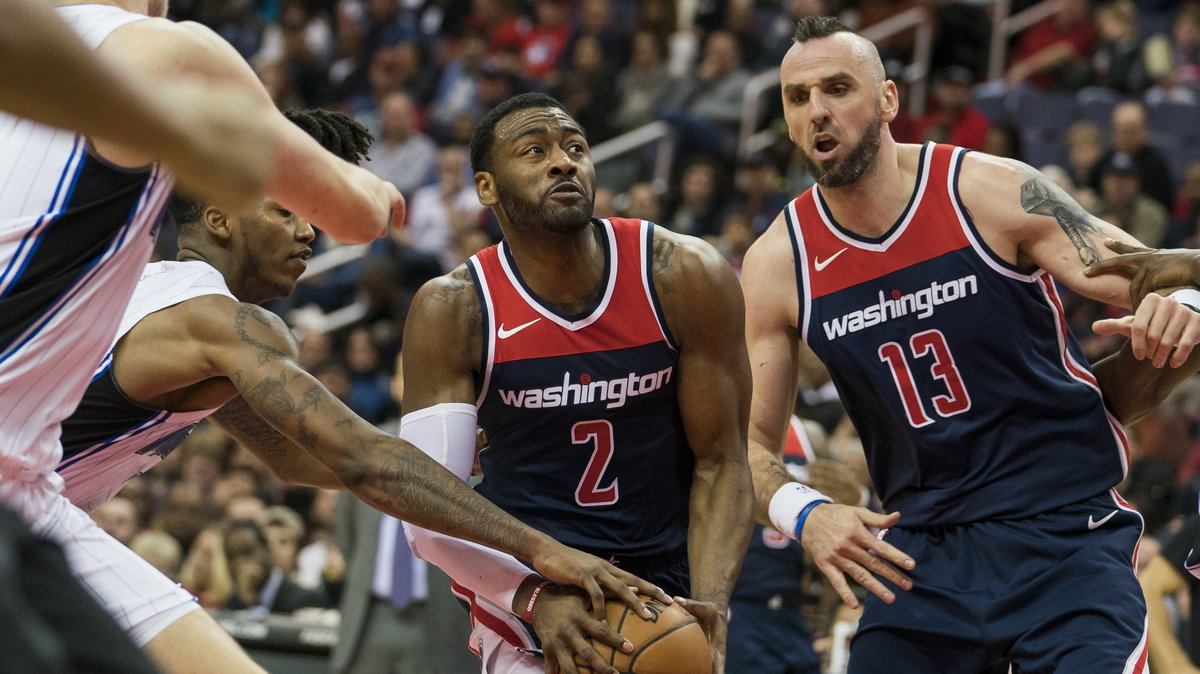 NBA: najlepszy mecz Washington Wizards w sezonie, minimalny wkład Marcina Gortata