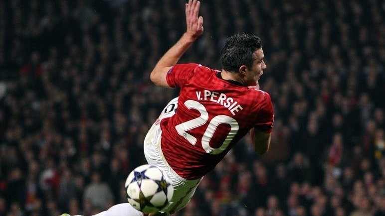 Machester United - Real Madryt Robin van Persie