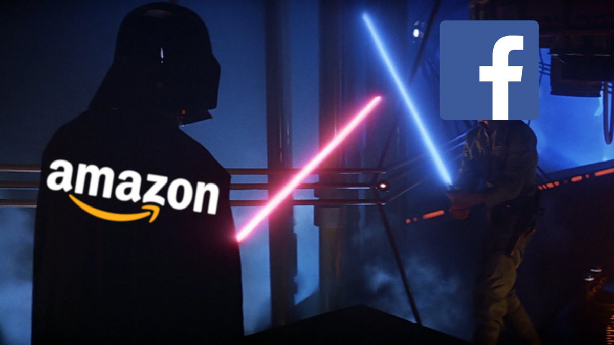 Amazon vs Facebook, kadr z filmu Gwiezdne wojny: Część V - Imperium kontratakuje