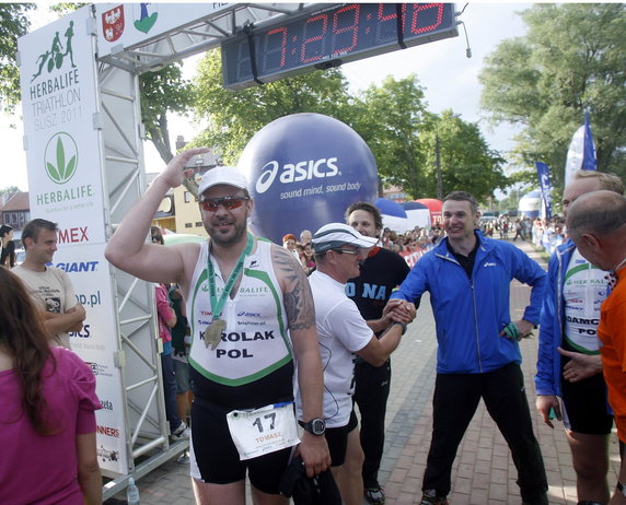 Gwiazdy wystartowały w triathlonie