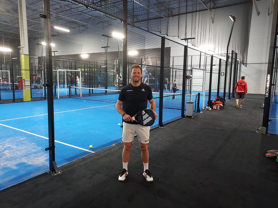 Thor Hushovd w InterPadel w Warszawie