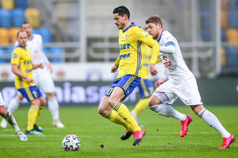 Pilka nozna. PKO Ekstraklasa. Arka Gdynia - Wisla Plock. 07.03.2020