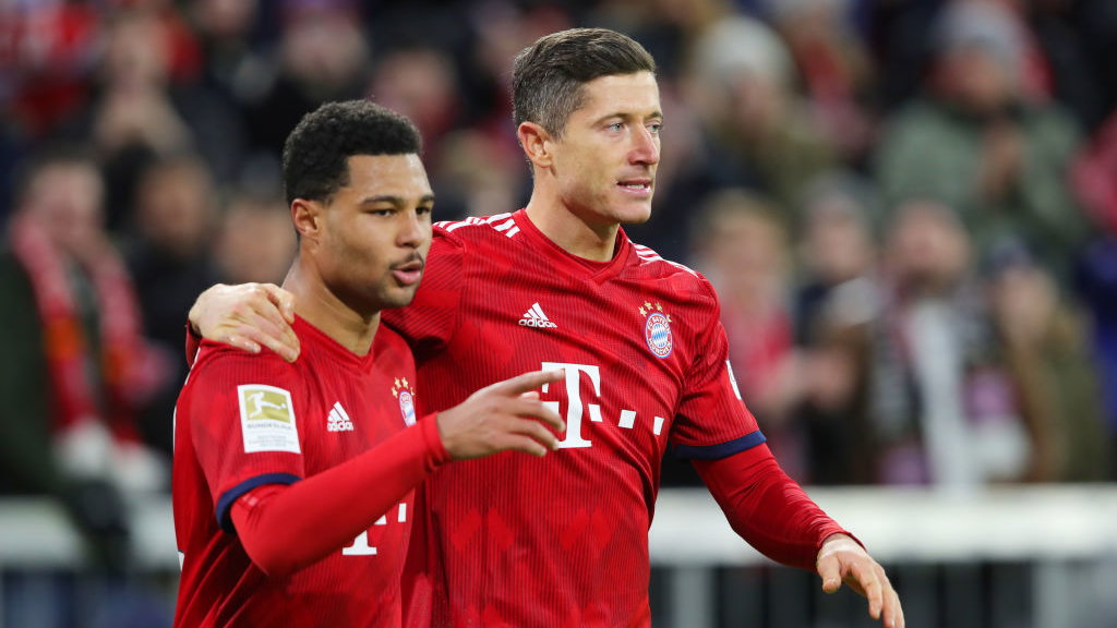 Robert Lewandowski i Serge Gnabry