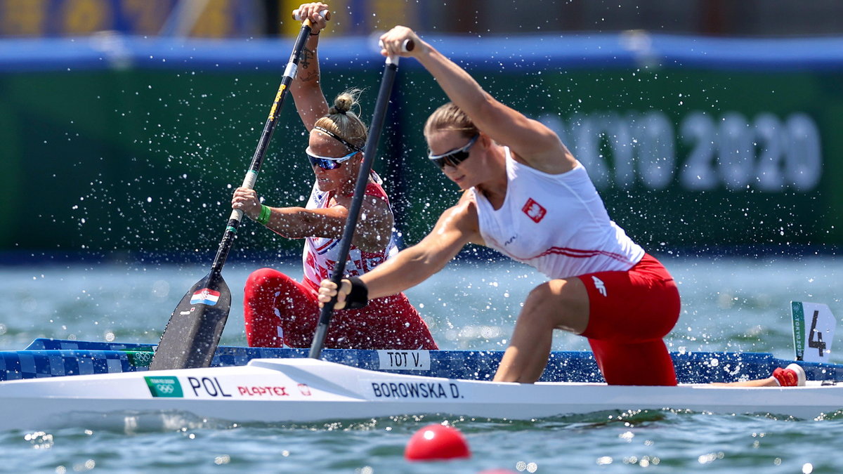 Tokio 2020. Dorota Borowska (P) w finale kanadyjkarek C1 200 m