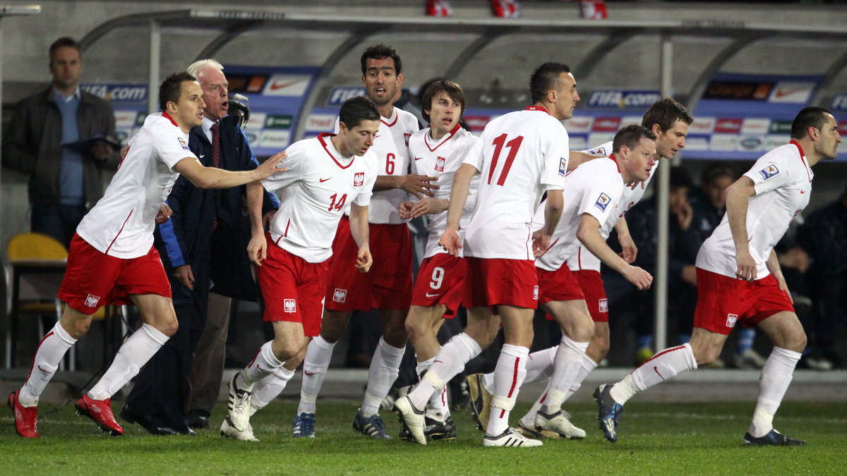 Reprezentacja Polski w meczu z San Marino (2009)